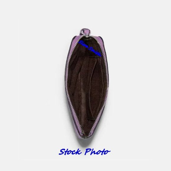 NWT Coach Violet Orchid Corner Zip Wristlet - Picture 5 of 5